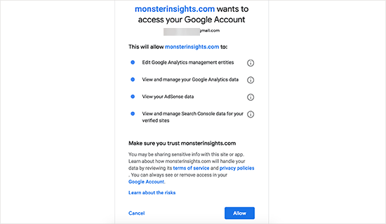 monsterinsights dodatak