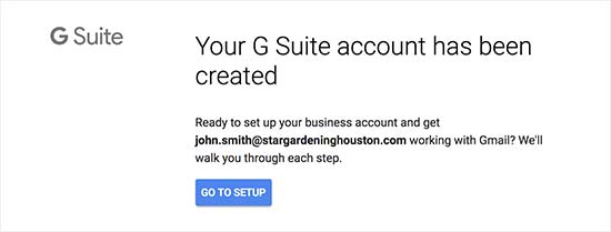 G Suite profil