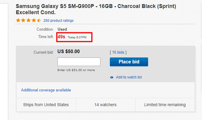 ebay aukcija da je uvek osvojite