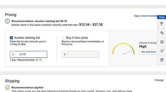 cena ebay proizvoda kako formirati